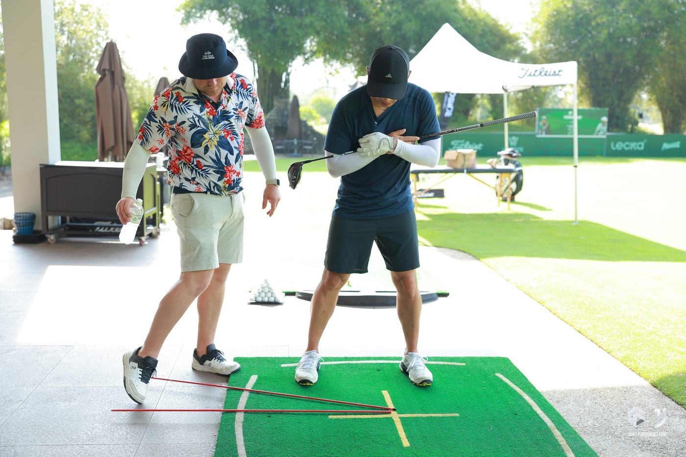 Joel Troy coaching on the range
